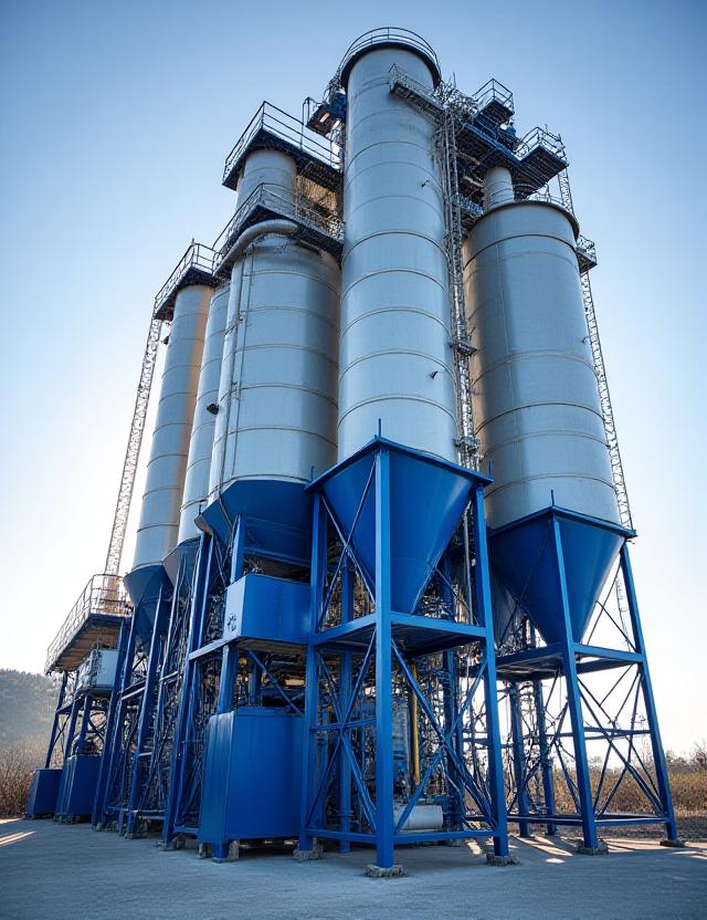 Mini impianto cementizio moderno